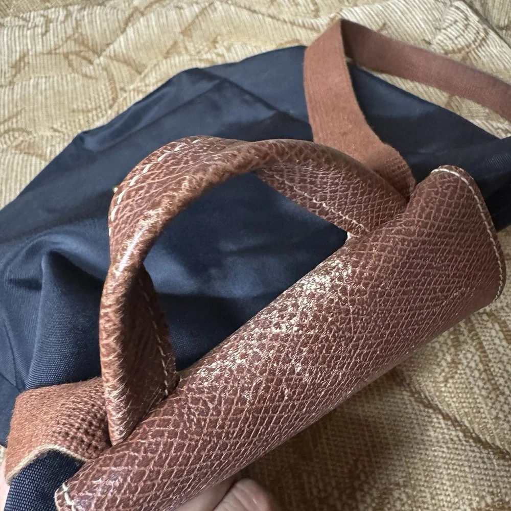 LONGCHAMP Navy Blue Le Pliage Sac A Dos Modele‎ Depose Backpack